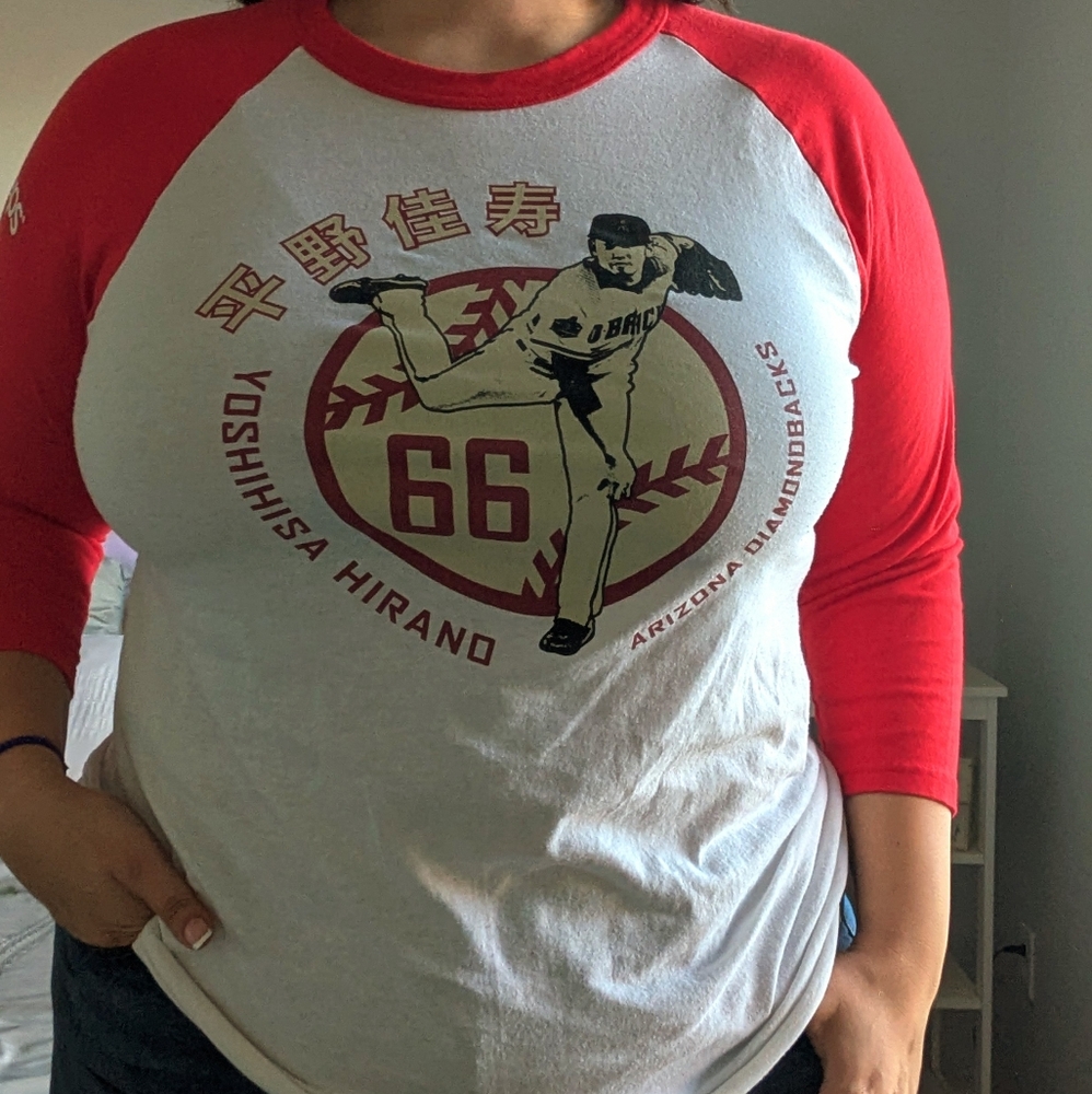 Arizona Diamondbacks Yoshihisa Hirano Baseball Tee